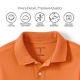 thumbnail image 2 of Lands' End Kids School Uniform Polo – 100% Cotton Comfort That Lasts All Year, Easy-Care, Short Sleeve, 2 of 3