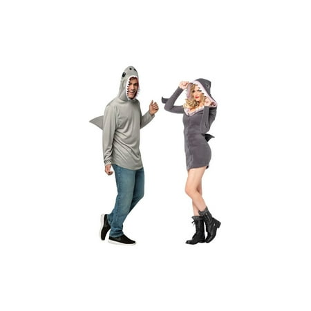 Grey Shark Couple Duo Costume Kit