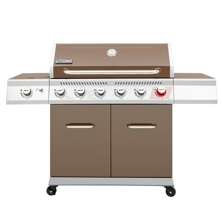 Royal Gourmet 6-Burner GA6402C BBQ Gas Grill with Sear Burner and Side Burner  74 000 BTU