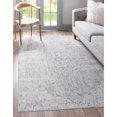 thumbnail image 2 of Unique Loom Charme Moderne Zone Tapis 5' x 8' Rectangle Gris/ivoire, 2 of 2
