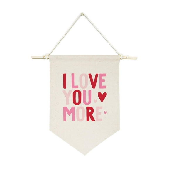 I Love You More, Color Hanging Wall Banner