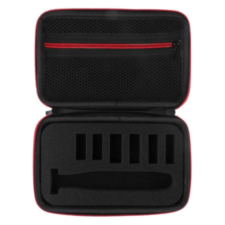 Storage Box with Soft Nylon TPU Travel Bag for QP2520/90 QP26 Electric Red Zipper 7.48x3.35x2.