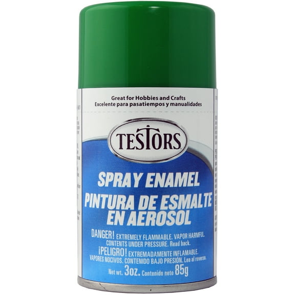 Testors Spray Enamel 3oz - Gloss Green