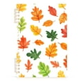 thumbnail image 7 of FORMRS 1-Subject Spiral Notebook 8" x 5" College Ruled 60 Refillable Sheet A5 Hard Cover, 2 Pack, Green Leaves, 7 of 7