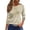 03#Beige, variant on 3/4 Sleeve Tops for Women Summer Floral Paisley Print Tees Shirts Trendy Ladies Blouses Dressy Casual Clothing 2026