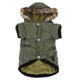 thumbnail image 1 of Conjunto cálido de algodón para perros y gatos pequeños, talla L, lindo abrigo de invierno con gorro y bolsillo, 1 of 8