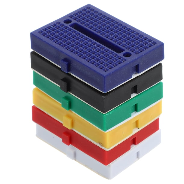 6 placas de prototipos pequeñas, mini placas de prototipos sin soldadura para experimentos científicos