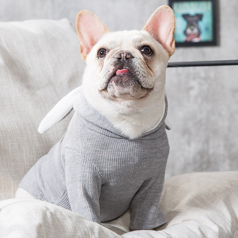 Cute French Bulldog Hooded Coat Jacket Winter Warm Pet Clothes For Small Dogs Sweet Rabbit Ears Shape Puppy Cat Clothing Costume Walmart
