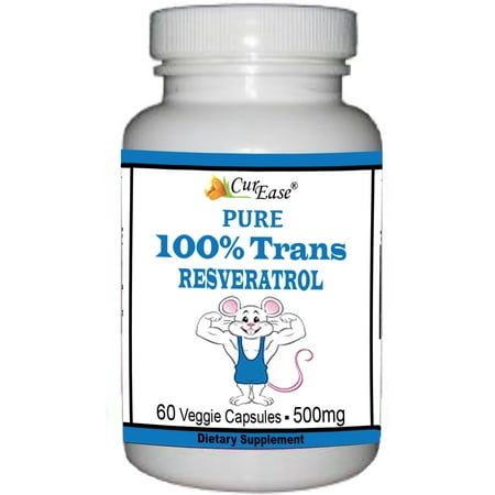 CurEase 100% Pure pilules Trans Resveratrol