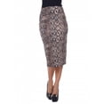 thumbnail image 1 of (brownsnake, s) - Jupe Crayon Midi Imprimée pour Femme, 1 of 3