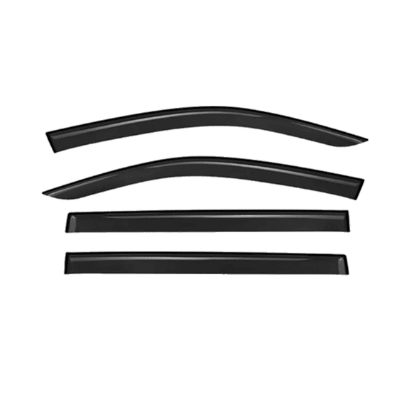 Tuqiang Window Visors For 2014-2019 For Toyota Highlander Side Window Wind Deflector Window Visor Black and Gray 4PCS