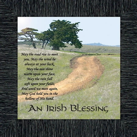 An Irish Blessing, Irish Blessing Picture Frame, May The Road Rise to Meet You, 10x10