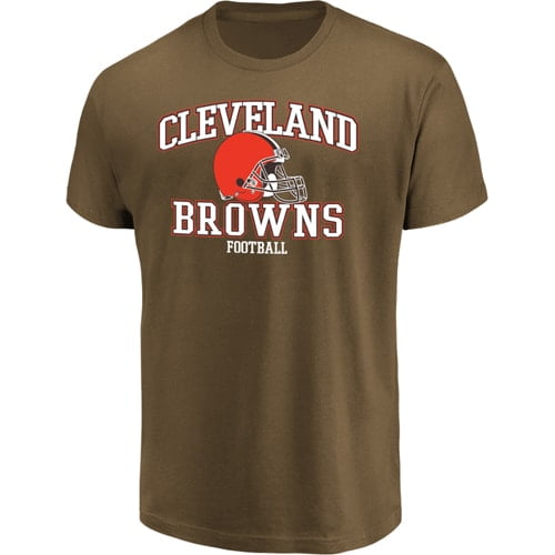 Men S Majestic Brown Cleveland Browns Greatness T Shirt Walmart Com Walmart Com