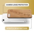 thumbnail image 6 of Case Yard Wooden Case Outside Soft TPU Silicone, Slim Fit Shockproof Wood Protective Phone Cover for Girls Boys Men and Women, Supports Wireless Charging Art of Living Design case for iPhone-SE, 6 of 7