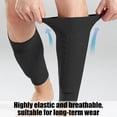 thumbnail image 6 of Necvior Shin Guards Sleeves Calf Protective Sleeve with Honeycomb Pad for Men Women, 6 of 13