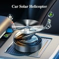 thumbnail image 2 of Car AirFreshener Helicopter Solar Energy Rotating Diffuser Decor Accessories US G9X3, 2 of 6