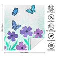 thumbnail image 5 of Butterfly 50x60 Inch Double-Layer Lamb Fleece Throw Blanket – Super Soft & Cozy Flannel with Lamb Wool Backing, Warm Anti-Pilling Plush Blanket for Couch, Bed, Sofa, 5 of 5