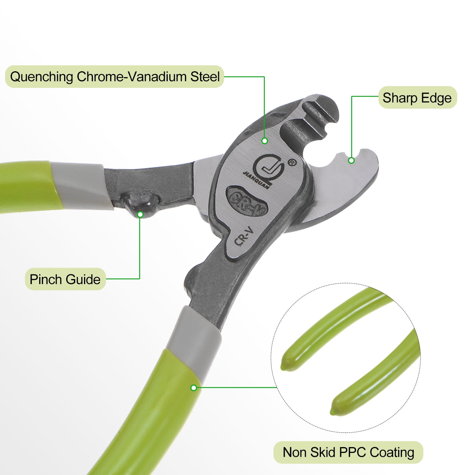 Uxcell 2packs 6-Inch Cable Cutter for Aluminum, Copper, Wire, Communications Cable