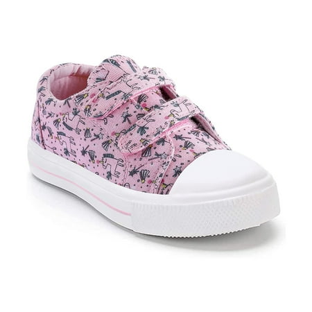 

BOCCA Toddler Girls Soft Walking Sneakers Pink Unicorn Shoes Size 4