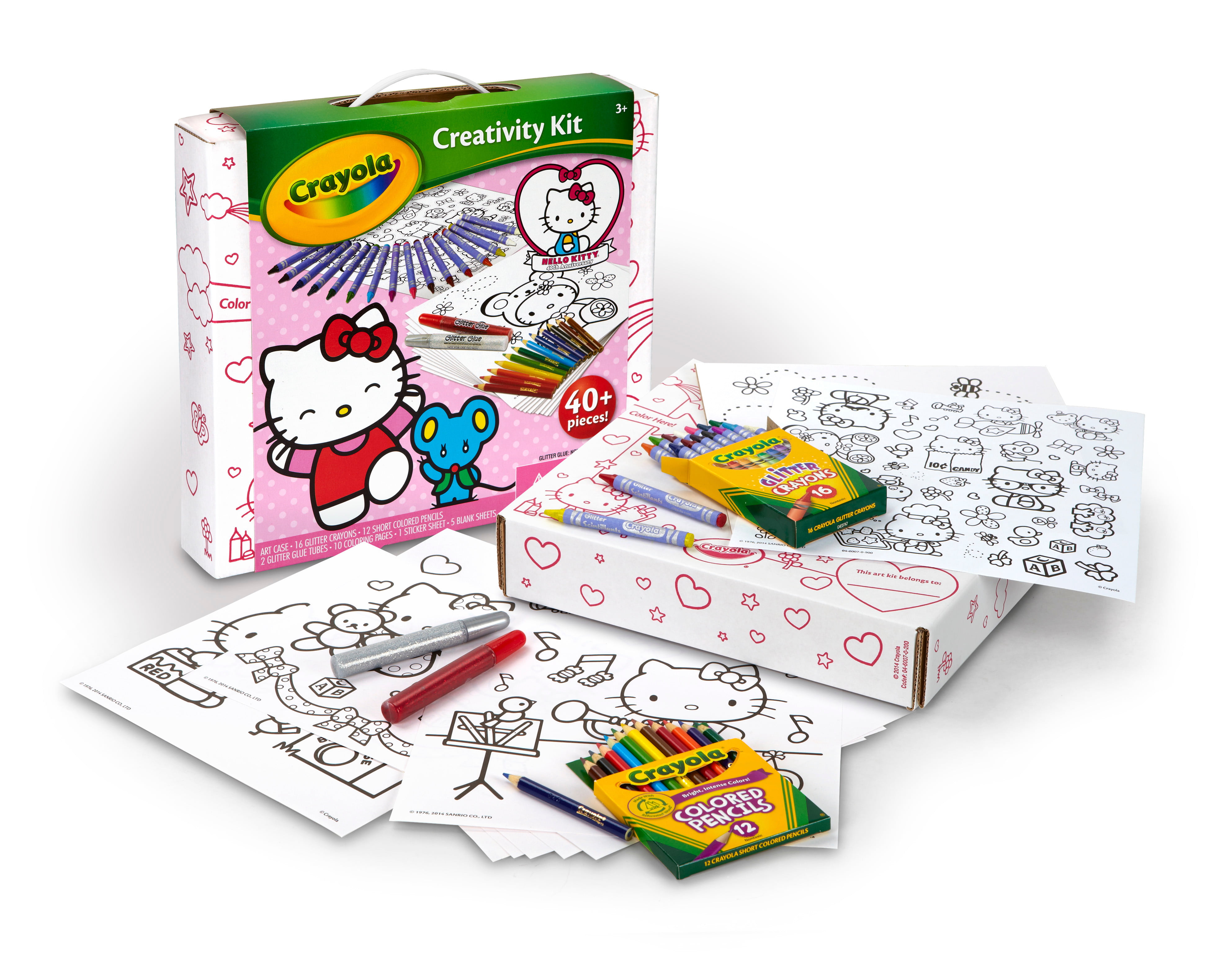 Create Your Own Crayola Hello Kitty Window Cling or Dry Erase Clings 