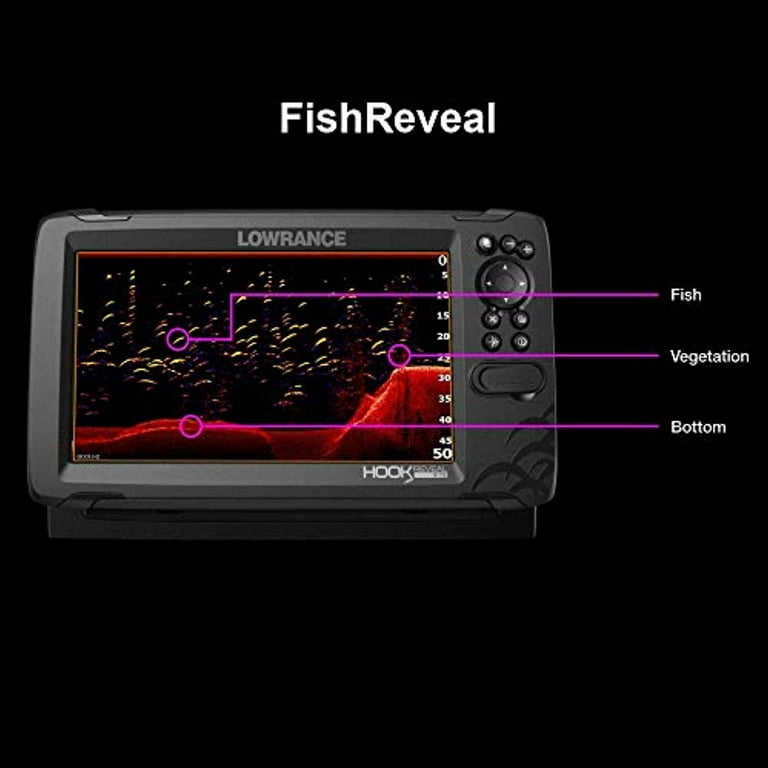 Lowrance 00015515001 Hook Reveal 7X Fish finder Triples hot with