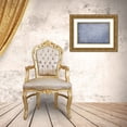 thumbnail image 3 of Kimberly, Allen 18x13 Gold Ornate Wood Framed with Double Matting Museum Art Print Titled - Navy Geo, 3 of 4