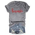 thumbnail image 1 of Chemise à Manches Longues à Imprimé Floral pour Femmes, T-Shirt à Manches Courtes, Chemise de Compression à Manches Longues pour Célébration de Jour / Chemises pour Femmes à Manches Longues Col Rond, 1 of 3