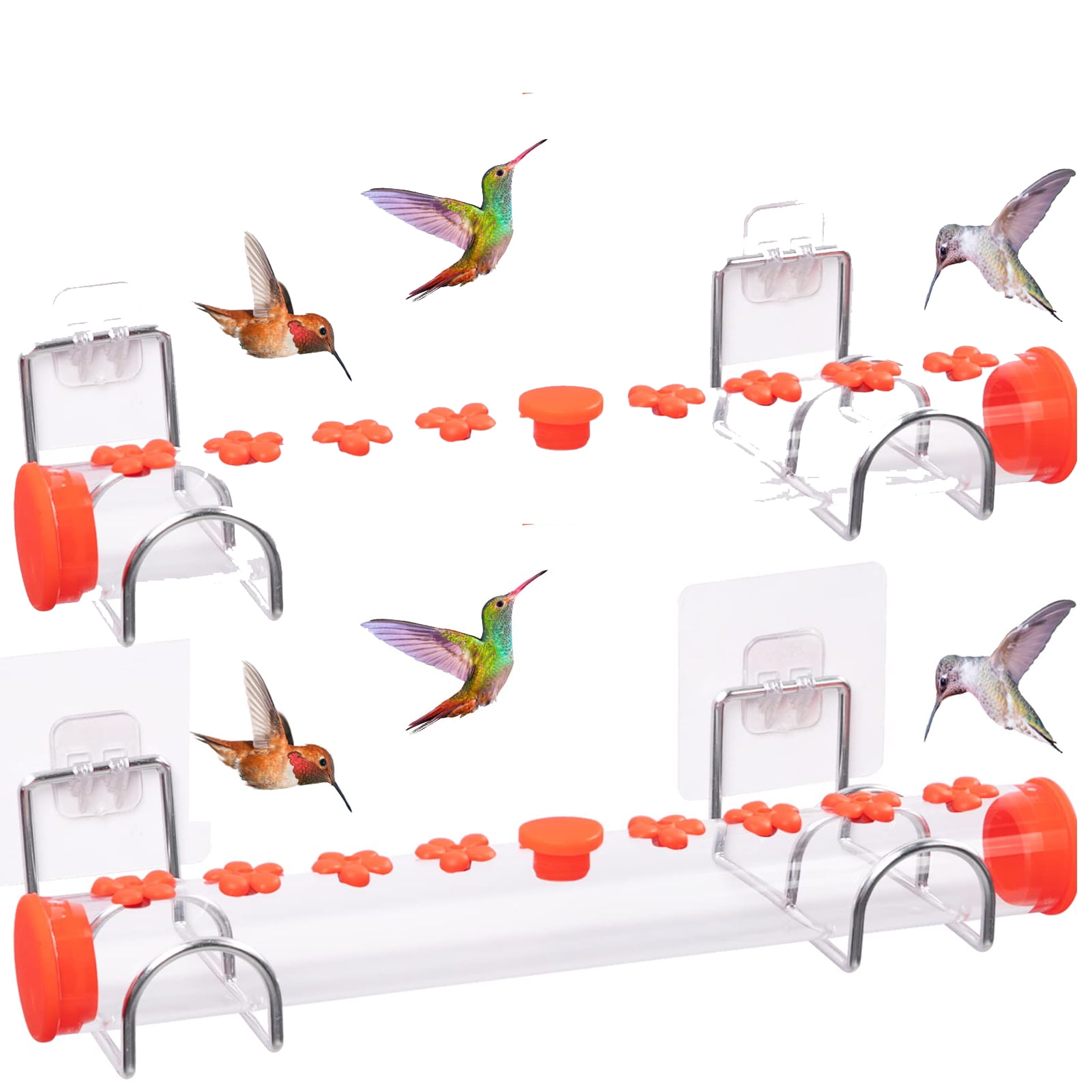 ASYTTY Hummingbird Feeder for Outdoors Hanging, Hanging & Window