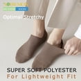 thumbnail image 3 of No Show Athletic Socks 5-10 Pairs Hiking Running Ankle Socks For Women Cushion Low Cut Socks, 3 of 5