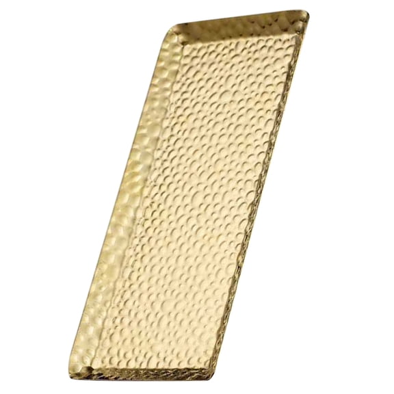 WHAMVOX Golden Stainless Steel Tray for Storage Use - Multipurpose Rectangular Design