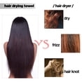 thumbnail image 2 of Toalla para secar el cabello de 3 uds., toalla para la cabeza con gorro de ducha antiencrespamiento para secar el cabello, 2 of 6