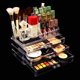 thumbnail image 3 of Cajón de almacenamiento de cosméticos de escritorio Estante de almacenamiento de lápiz labial de múltiples capas Estante organizador de habitación Estante de almacenamiento multifuncional, 3 of 6