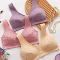 hcuribad Bras for Women No Underwire Comfortable Daisy Bra for Seniors