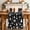 Black White, variant on Blue White Christmas Table Runner 48 Inches Long Farmhouse Dress Scarves, Xmas Tree Snowflake Winter Abstract Dining Tablerunner for Coffee Table/Kitchen Island/Party Décor, 13" x 48"