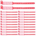 thumbnail image 2 of 100pcs Plastic Wristbands For Hospital Patient Identification Band Red Adult Hospital Band Waterproof Disposable Wristbands For Events Medical Bracelets Hospital Bracelet, 2 of 6