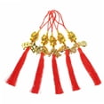 thumbnail image 4 of LEORX 5pcs Zodiac Design Hanging Ornaments Dragon Statues Assorted Color for Spring Festival, 4 of 8