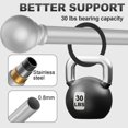 thumbnail image 2 of Varilla de Cortina Authandis Plata para Dormitorio Ajustable de 81 a 122 cm, 2 of 6