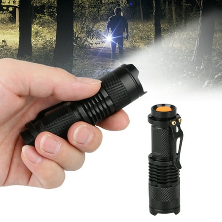 TSV LED Tactical Flashlight Military Grade Torch Small Super Bright Handheld