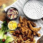 Bayou Classic Outdoor Fryer 10 qt Aluminum Cooker with 21-in Tall Frame and High Pressure Burner