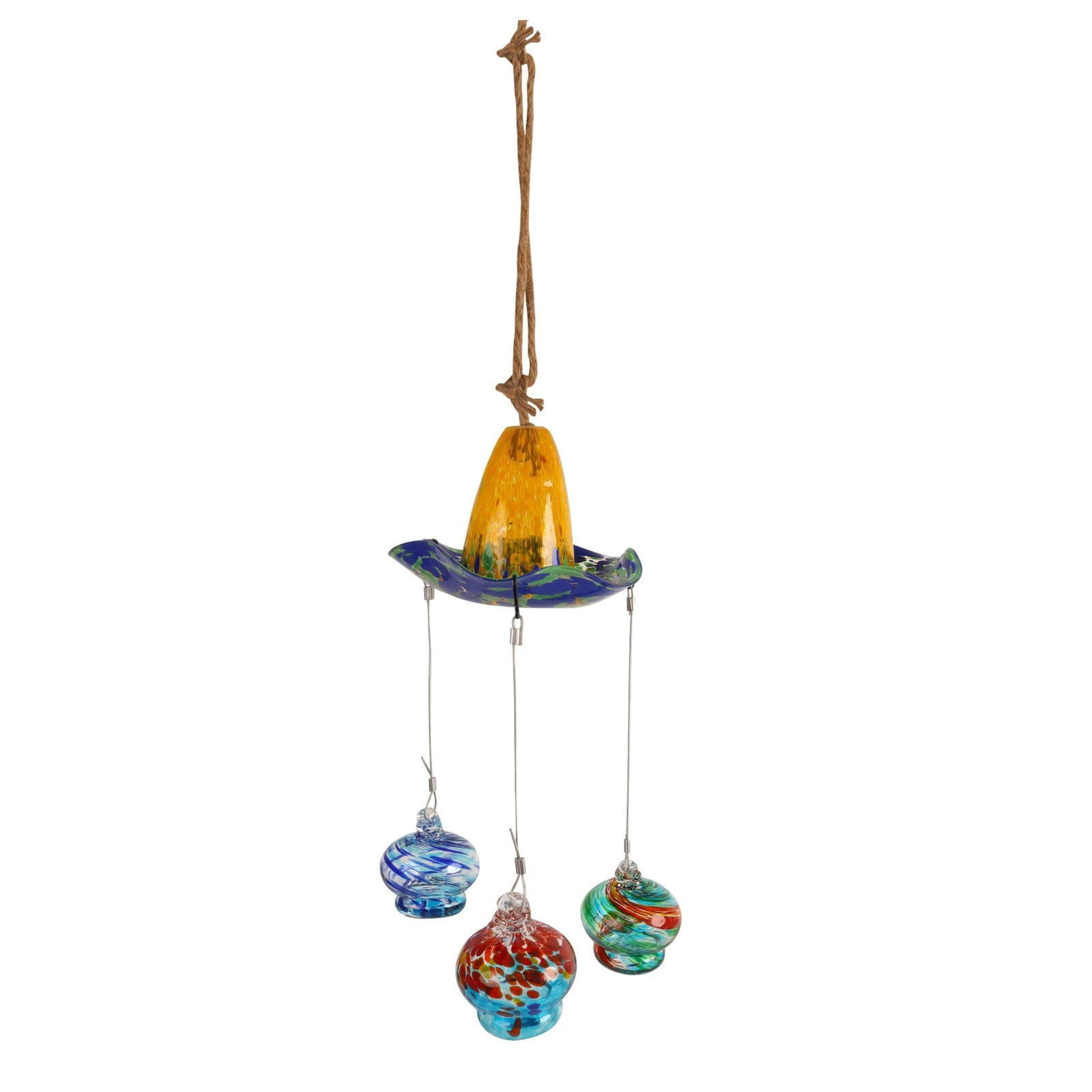 Kugisaki Hanging Bird Bath with 3 Pack Glass Hanging Hummingbird Feeders for Outdoors Glass Humming Bird Feeders Garden Decor for Outside