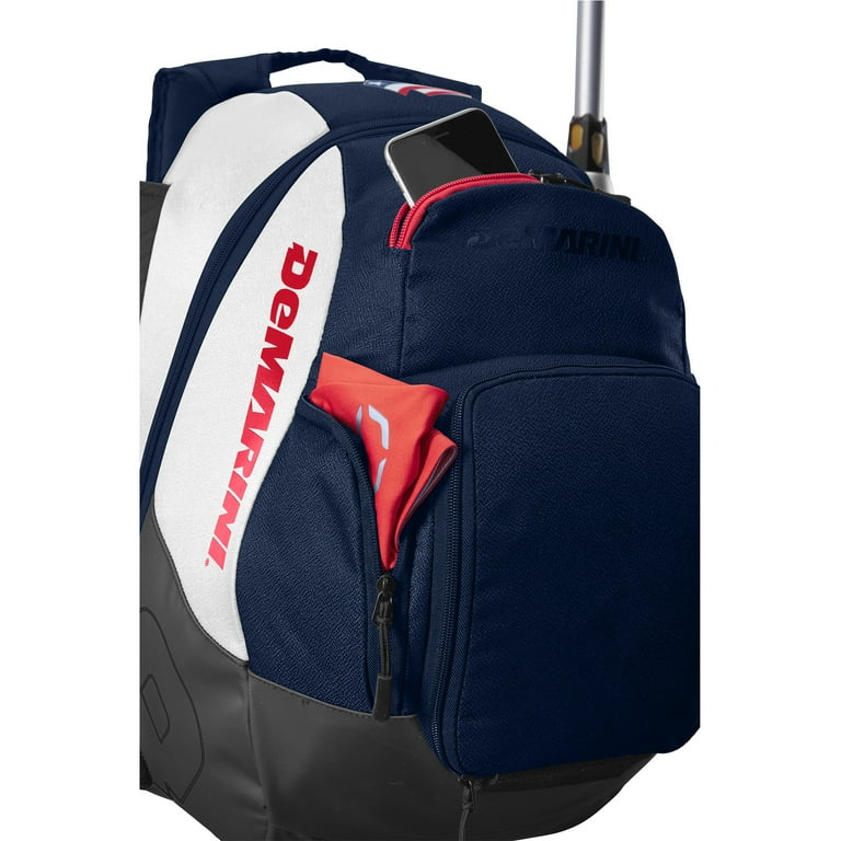 Demarini red white sales and blue bag