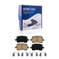 thumbnail image 4 of Detroit Axle - Brake Kit for 2004-2005 2009-2012 Chevrolet Malibu, 2007-2009 Saturn Aura, 2006-2010 Pontiac G6, Drilled Slotted Brake Rotors Brake Pads: 11.65" Front & 10.63" Rear Rotor, 4 of 8