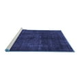 thumbnail image 2 of Ahgly Company Machine Washable Indoor Rectangle Persian Blue Bohemian Area Rugs, 2' x 5', 2 of 4