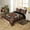 Navy Brown, variant on Brown Bear Duvet Cover Set Boho Sun and Moon Galaxy Twin Bedding Sets for Girls,Woodland Animals Comforter Cover Farmhouse Wildlife Bed Set(No Comforter)