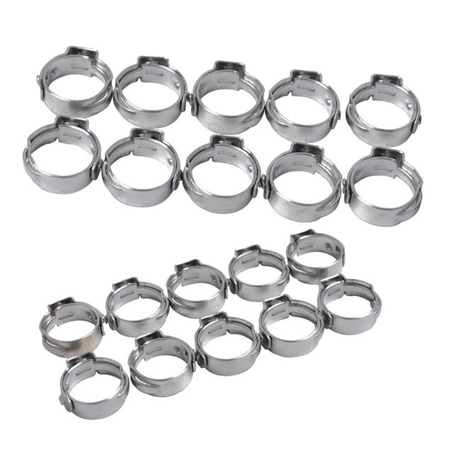 Abrazadera de de oreja inconfundible para automóvil de 20 piezas O Clips s (8.8- 7.0-8.7mm) Yotijar Abrazaderas de manguera de combustible hidráulicas