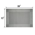 thumbnail image 3 of Howarmer Silver Black Rectangle Placemats for Dining Table, Washable Woven Vinyl Placemat Non-Slip Heat Resistant Kitchen PVC Table Mats Easy to Clean ( 4pcs Placemats, Silver Black ), 3 of 6
