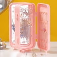 thumbnail image 4 of CNKOO Jewelry Storage Box Foldable Large Capacity Organizer For Necklace Earring Rings Pendant, 4 of 6