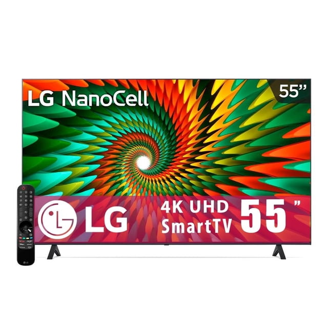 TV LG 55 Pulgadas 4K Ultra HD Smart TV NanoCell 55NANO77SRA