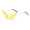 Yellow, variant on Under $5 Irregular Party Sunglasses for Women Colorful Transparent Novelty Party Sun Glasses Festival Rave Club Photo Booth Eyewear Rimless Frameless