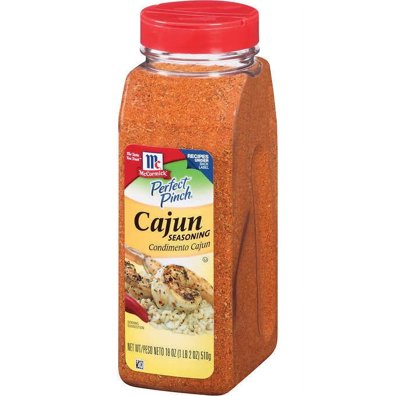 McCormick Culinary Cajun Seasoning, 18 oz - One 18 Ounce Container of Cajun  Seasoning Mix, Made to Enhance Catfish, Crawfish, Jambalaya, Gumbo and More  1.12 Pound (Pack of 1)
